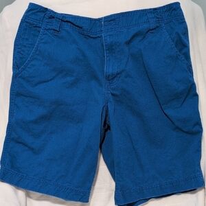 Mossimo Supply Co. Vibrant Blue Men's Flat Front Shorts